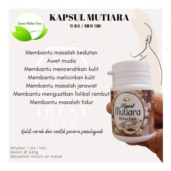 KAPSUL MUTIARA BY BIDAN LIZA 15 BIJI/BTL